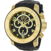 Invicta Men's 0415 Pro Diver Collection Sea Hunter Chronograph Black Polyurethane Watch - Watches - $334.00 