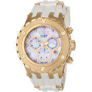 Invicta Men's 0527 Reserve Collection Specialty Chronograph Midsize White Polyurethane Watch - Watches - $301.30 