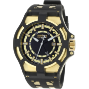 Invicta Men's 0630 Reserve Collection Akula GMT Black Dial Black Polyurethane Watch - Watches - $188.99 