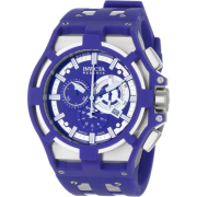 Invicta Men's 0633 Reserve Collection Akula Chronograph Blue Dial Blue Polyurethane Watch - Watches - $199.99 