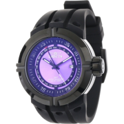 Invicta Men's 0836 Force Collection Contender GMT Purple Dial Black Polyurethane Watch - Watches - $145.00 