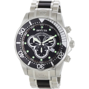 Invicta Men's 0858 II Collection Chronograph Black Wood and Stainless Steel Watch - Watches - $242.85 