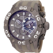 Invicta Men's 0921 Reserve Chronograph Grey Dial Rubber Watch - Watches - $251.85 