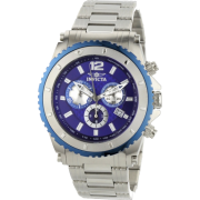 Invicta Men's 1009 II Chronograph Blue Dial Stainless Steel Watch - Watches - $105.19 