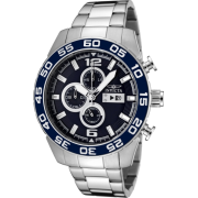 Invicta Men's 1013 II Collection Chronograph Dark Blue Dial Stainless Steel Watch - Watches - $91.14 