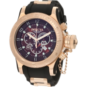 Invicta Men's 10136BBB Russian Diver Off Shore Chronograph Brown Dial Black Polyurethane Watch - Watches - $219.99 