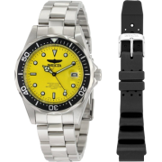 Invicta Men's 10663 Pro Diver Collection Bracelet and Rubber Watch Set - Watches - $88.89 