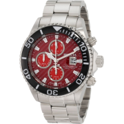 Invicta Men's 1070 Reserve Automatic Chronograph Red Dial Stainless Steel Watch - Watches - $779.99 