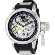 Invicta Men's 1088 Russian Diver Mechanical Skeleton Dial Black Polyurethane Watch - Watches - $169.99 