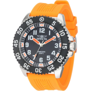 Invicta Men's 1100 Black Dial Orange Polyurethane Watch - Watches - $73.93 