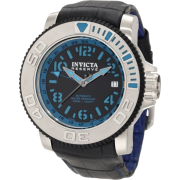 Invicta Men's 1130 Reserve Automatic Black Dial Black Leather Watch - Watches - $550.00 