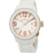 Invicta Men's 1190 White Dial White Ceramic Watch - Watches - $99.99 