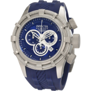 Invicta Men's 1224 Bolt Reserve Chronograph Blue Dial Blue Silicone Watch - Watches - $207.90 