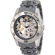 Invicta Men's 1255 Sea Spider Mechanical Skeleton Dial Grey Polyurethane Watch - Watches - $169.00 