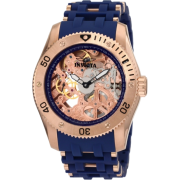 Invicta Men's 1258 Sea Spider Mechanical Skeleton Dial Blue Polyurethane Watch - Watches - $163.00 