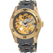 Invicta Men's 1262 Sea Spider Mechanical Skeleton Dial Grey Polyurethane Watch - Watches - $169.99 