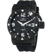 Invicta Men's 1432 Sea Hunter Black Dial Rubber Watch - Watches - $67.04 