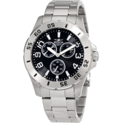 Invicta Men's 1442 Black Dial Stainless-Steel Watch - Watches - $76.76 