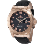 Invicta Men's 1714 Pro Diver Elegant Rose Gold-Tone Leather Watch - Watches - $109.00 