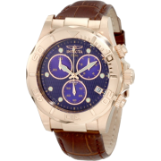 Invicta Men's 1724 Pro Diver Elite Chronograph Brown Leather Watch - Watches - $101.90 