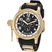 Invicta Men's 1801 Russian Diver Black Dial Black Polyurethane Watch - Watches - $116.04 