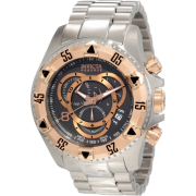 Invicta Men's 1879 Reserve Chronograph Grey Dial Stainless Steel Watch - Watches - $289.99 