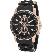 Invicta Men's 1932 Sea Spider Chronograph Black Textured Dial Black Polyurethane Watch - Watches - $153.85 