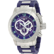 Invicta Men's 6672 Corduba Chronograph Blue Dial Blue Polyurethane Watch - Watches - $180.99 