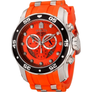 Invicta Men's 6980 Pro Diver Collection Chronograph Orange Dial Orange Polyurethane Watch - Watches - $199.99 