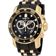 Invicta Men's 6981 Pro Diver Collection Chronograph Black Dial Black Polyurethane Watch - Watches - $129.94 