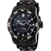 Invicta Men's 6996 Pro Diver Collection GMT Black Dial Black Polyurethane Watch - Watches - $100.30 