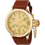 Invicta Men's 7110 Signature Collection Russian Diver 18k Gold-Plated GMT Watch - Watches - $333.75 