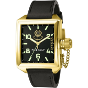 Invicta Men's 7191 Signature Collection Russian Diver 18k Gold-Plated GMT Watch - Watches - $99.99 