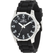 Invicta Women's 11725 Wildflower Black Dial Black Silicone Strap Watch - Watches - $49.99 