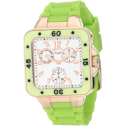 Invicta Women's 1299 Angel Collection Multi-Function Lime Rubber Watch - Watches - $62.76 