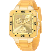 Invicta Women's 1309 Angel Collection Multi-Function Gold Rubber Watch - Watches - $53.97 