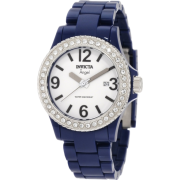 Invicta Women's 1634 Angel Collection Crystal-Accented Navy Blue Watch - Watches - $67.99 