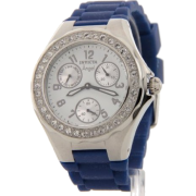 Invicta Women's 1641 Angel Collection Polished Steel Crystal Bezel Navy Blue Polyurethane Watch - Watches - $59.95 