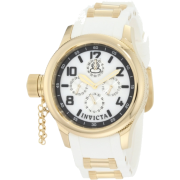 Invicta Women's 1815 Russian Diver White Mother-Of-Pearl Dial White Polyurethane Watch - Watches - $125.00 