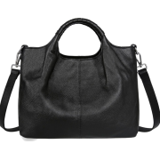 Isswe genuine leather black purse - Borse con fibbia - $79.99  ~ 68.70€