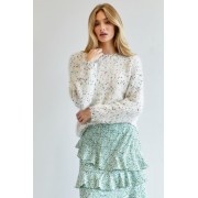 Ivory Cute Multi Color Polak Dot Sweater - Puloveri - $59.40  ~ 377,34kn