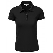 JJ Perfection Women's 3-Button Short Sleeve Slim Fit Junior Golf Polo Shirt - Košulje - kratke - $10.29  ~ 65,37kn