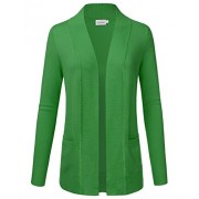 JJ Perfection Women's Open Front Knit Long Sleeve Pockets Sweater Cardigan - Košulje - kratke - $9.89  ~ 62,83kn