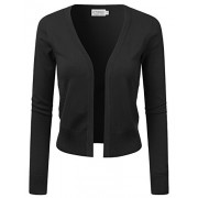 JJ Perfection Women's Open Front Long Sleeve Knit Cropped Cardigan - Košulje - kratke - $19.99  ~ 126,99kn