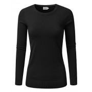 JJ Perfection Women's Soft Long Sleeve Round Neck Pullover Sweater - Košulje - kratke - $19.50  ~ 123,88kn