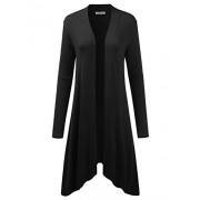 JJ Perfection Women's Waterfall Drape Open Front Long Maxi Cardigan - Košulje - kratke - $19.99  ~ 126,99kn