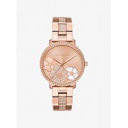 Jaryn Pave Rose Gold-Tone Watch - Ure - $350.00  ~ 300.61€
