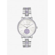 Jaryn Pave Silver-Tone Watch - Relojes - $350.00  ~ 300.61€