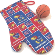 Jayhawks, oven mitt, BBQ, KU, NCAA, cook - Gloves - $14.99 