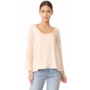 Jesper Scoop Neck Fringe Top - Myファッションスナップ - $97.00  ~ ¥10,917